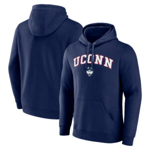 Men's Navy UConn Huskies Campus Pullover Hoodie