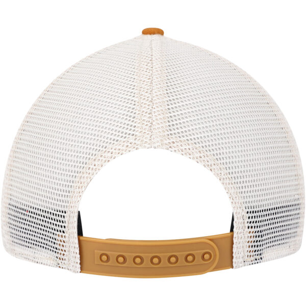 Men's American Needle Black/Cream Cheerios Valin Trucker Snapback Hat - Image 9