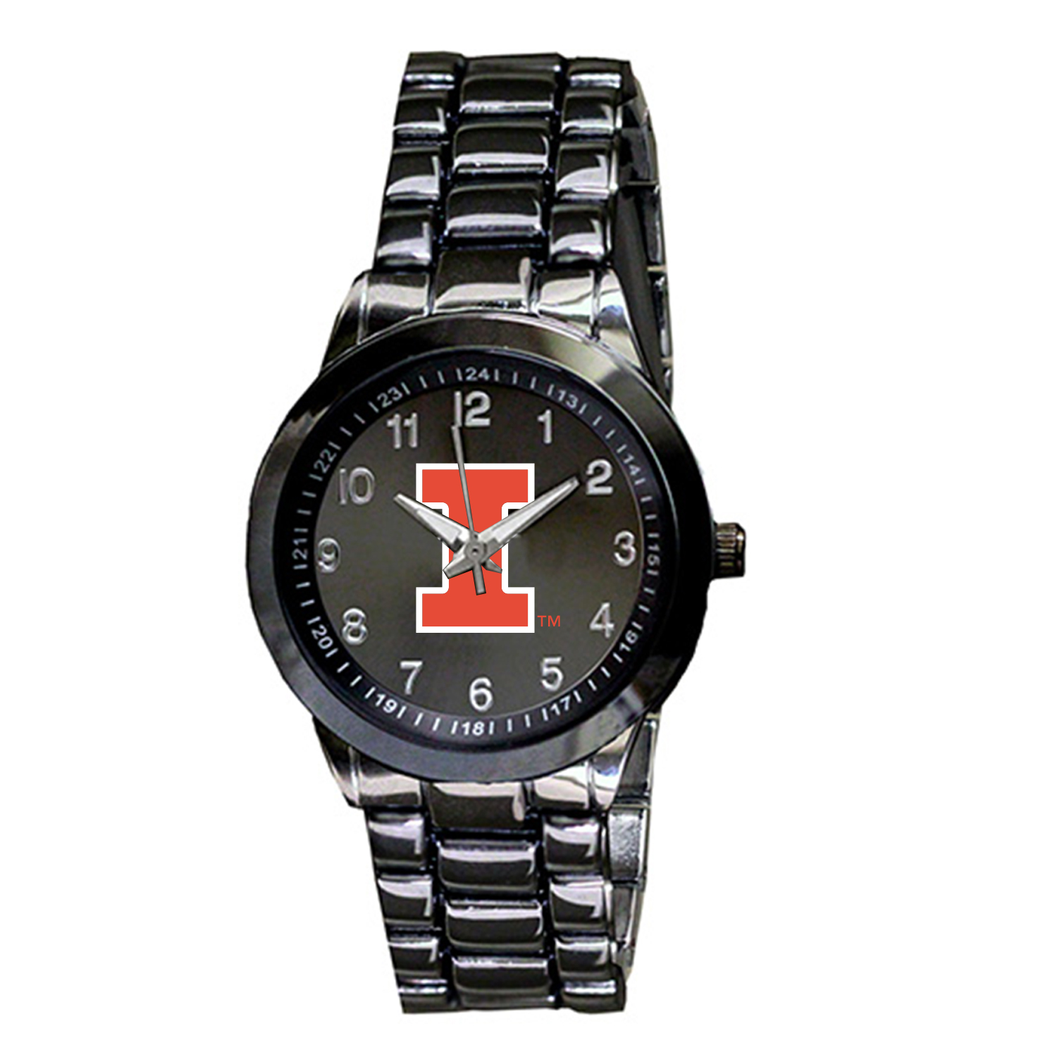 Women's Gunmetal Illinois Fighting Illini Integris Stainless Steel Watch