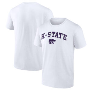 Men's White Kansas State Wildcats Campus T-Shirt