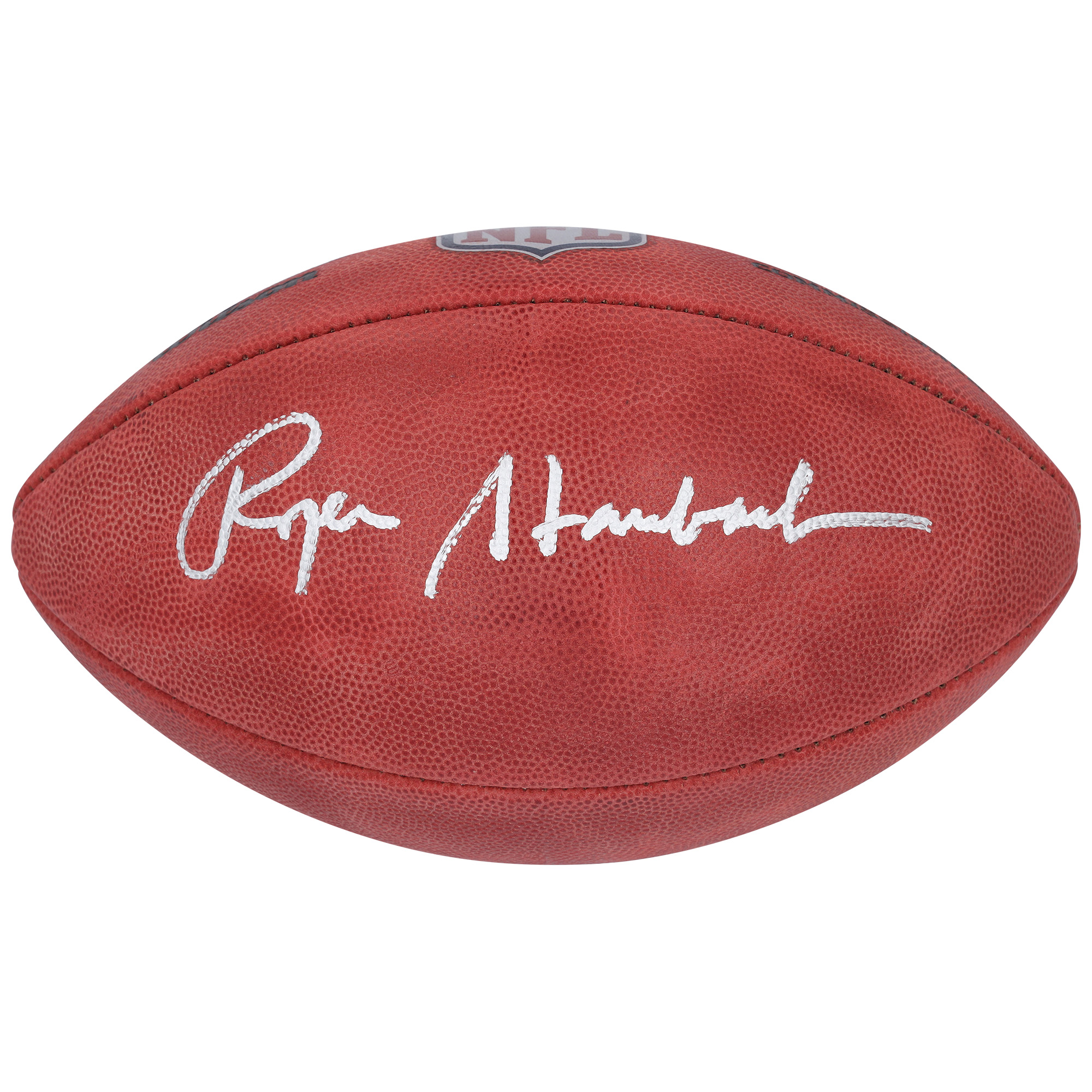 Roger Staubach Dallas Cowboys Autographed Duke Full Color Football - Image 7