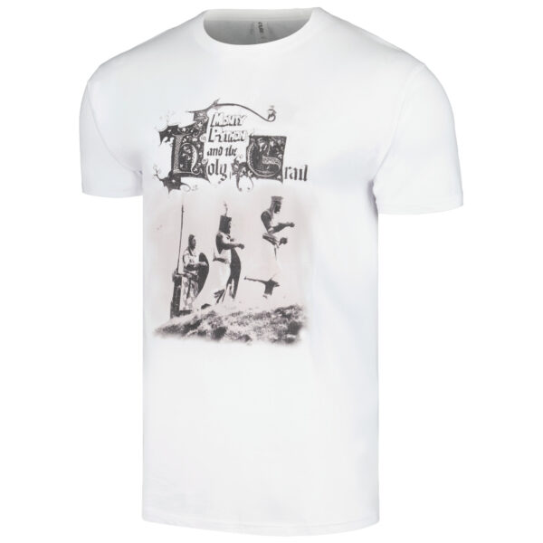 Unisex  White Monty Python Knight Riders T-Shirt - Image 9