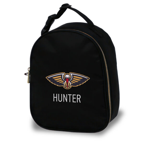 Chad & Jake  Black New Orleans Pelicans Personalized Insulated Lunchbox