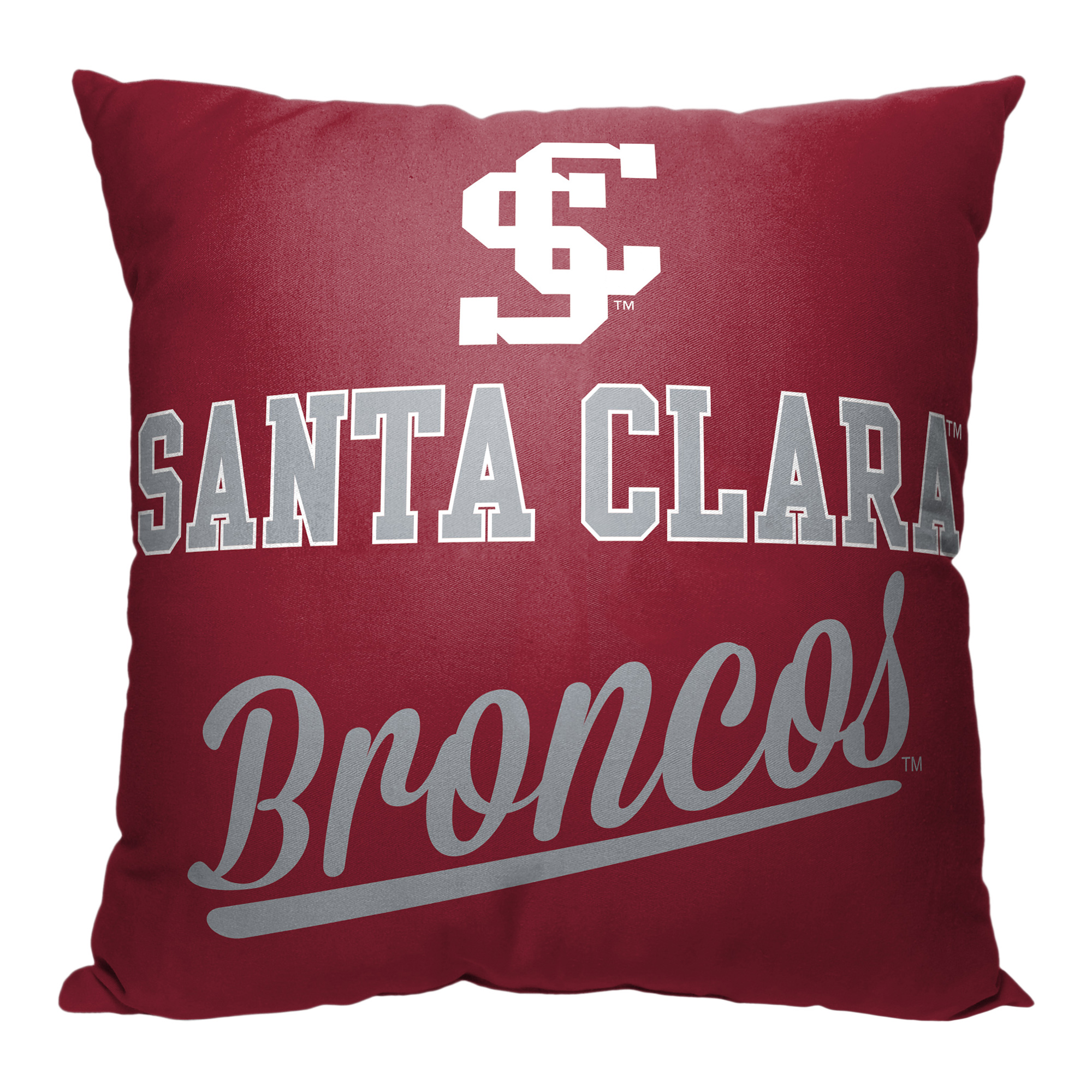 The Northwest Group Santa Clara Broncos 18" x 18" Alumni Pillow