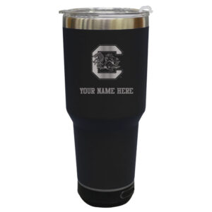 The Memory Company  South Carolina Gamecocks Personalized 30oz. Stainless Steel Bluetooth Tumbler
