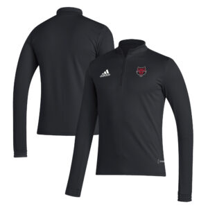 Men's adidas Black Arkansas State Red Wolves Entrada 22 Training Quarter-Zip Pullover Top