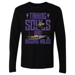 Men's 500 Level  Black The Undertaker Long Sleeve T-Shirt