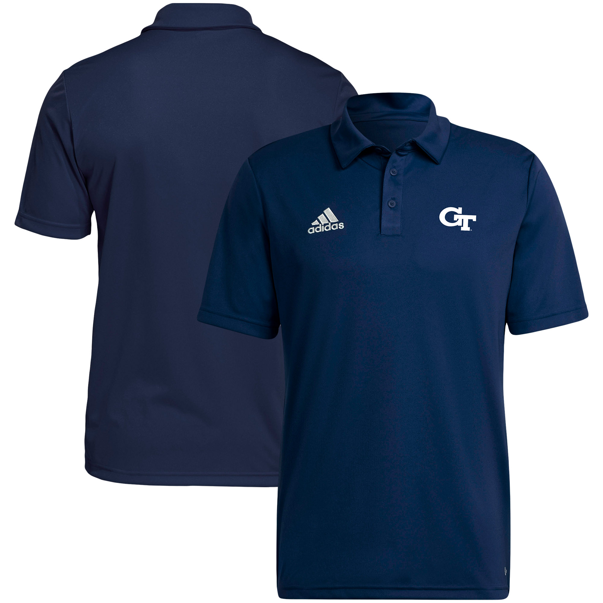 Men's adidas Navy Georgia Tech Yellow Jackets Sideline Entrada22 Polo - Image 5