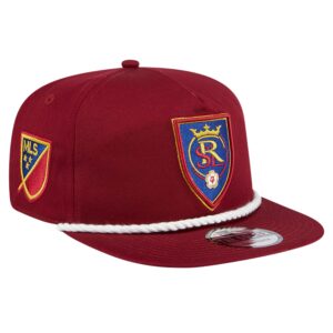 Men's New Era Red Real Salt Lake The Golfer Kickoff Collection Adjustable Hat