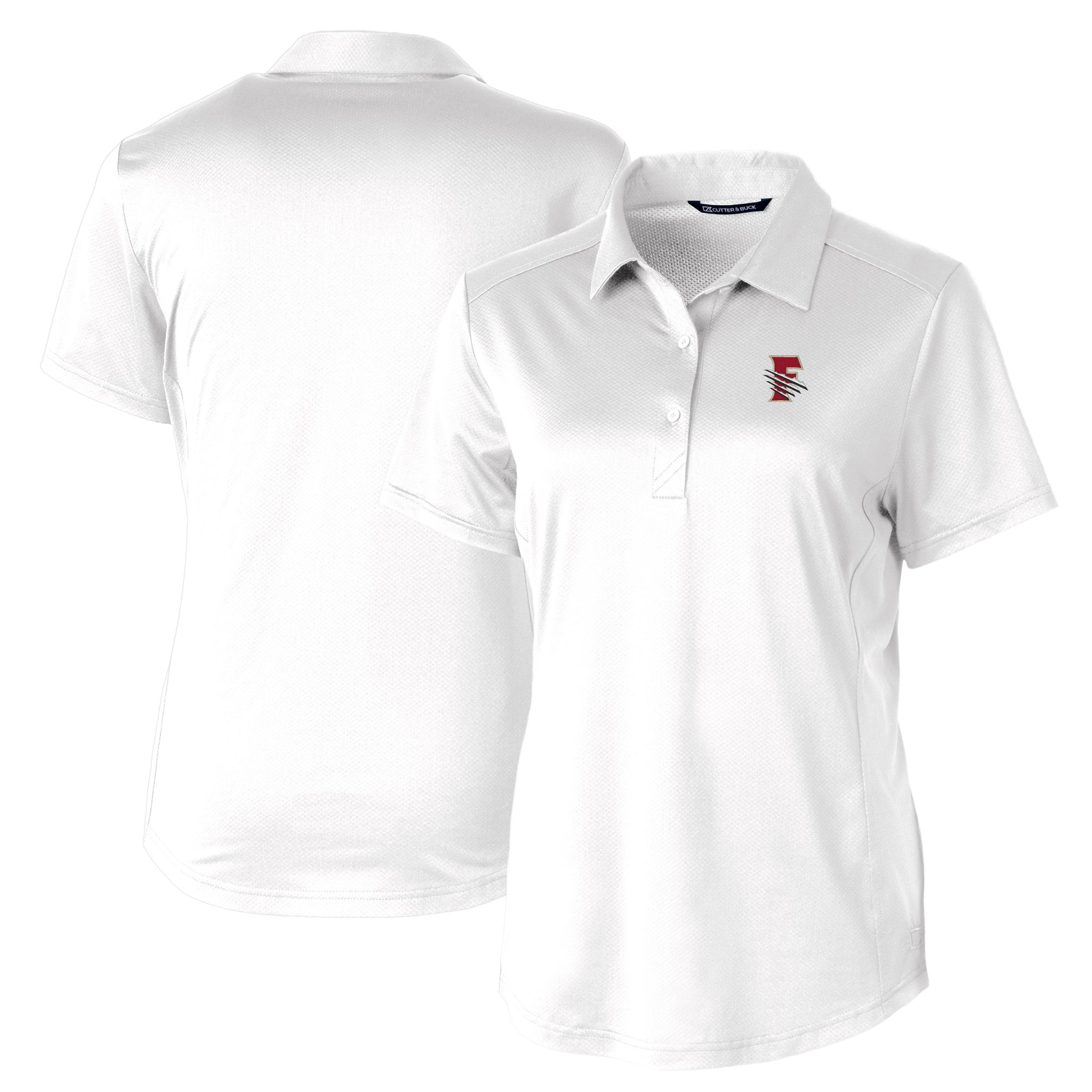 Women's Cutter & Buck White Fresno Grizzlies Prospect Textured Stretch Polo - Image 2