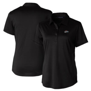Women's  Cutter & Buck  Black Rocket City Trash Pandas Prospect Textured Stretch Polo