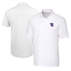 Men's Cutter & Buck  White Tennessee Smokies  Clique Spin Eco Performance Pique Polo