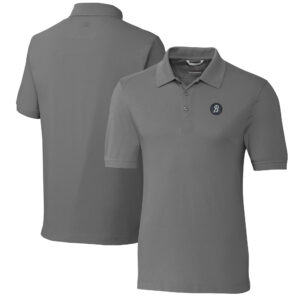 Men's Cutter & Buck Gray Baltimore Orioles City Connect Advantage Tri-Blend Pique Polo