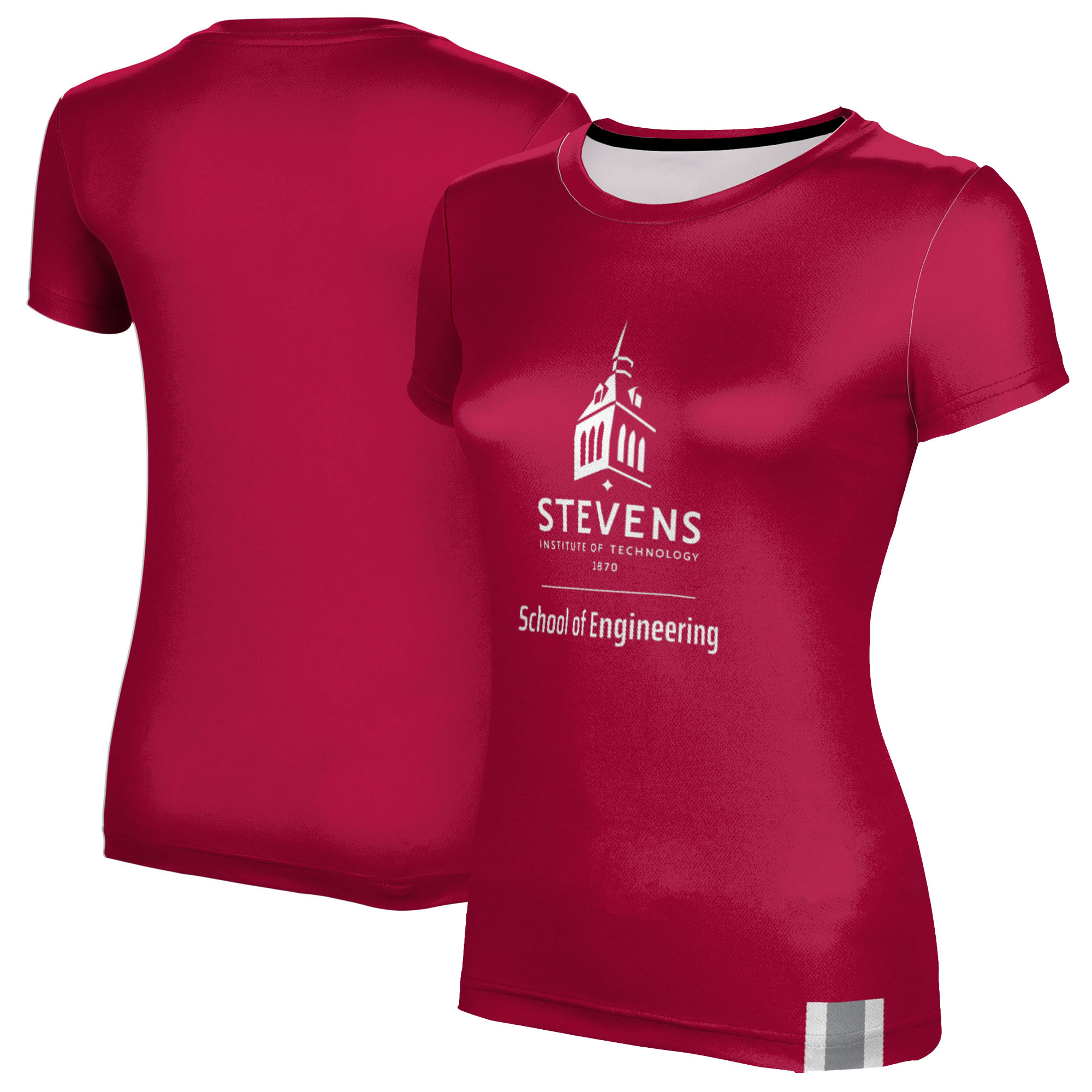 Women's ProSphere Red Stevens Institute of Technology Ducks School of Engineering Performance T-Shirt