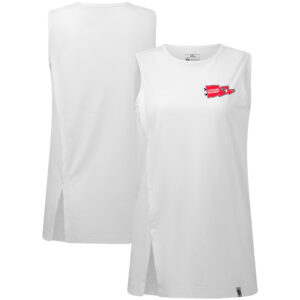 Women's Levelwear  White Cleveland Guardians  Influx Rafters Tank Top