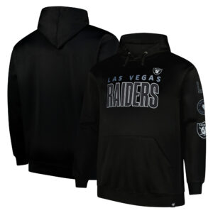 Men's Fanatics  Black Las Vegas Raiders Big & Tall Fleece Pullover Hoodie