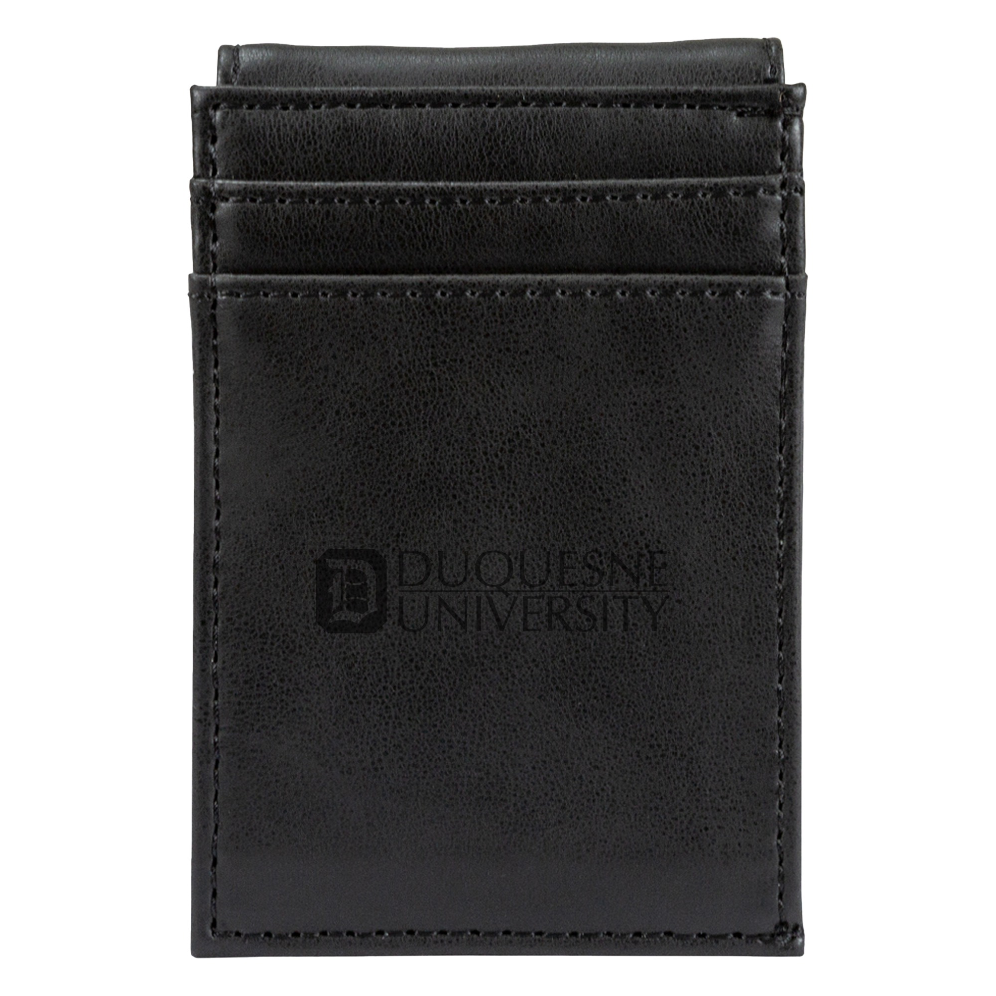 Black Duquesne Dukes Front Pocket Wallet