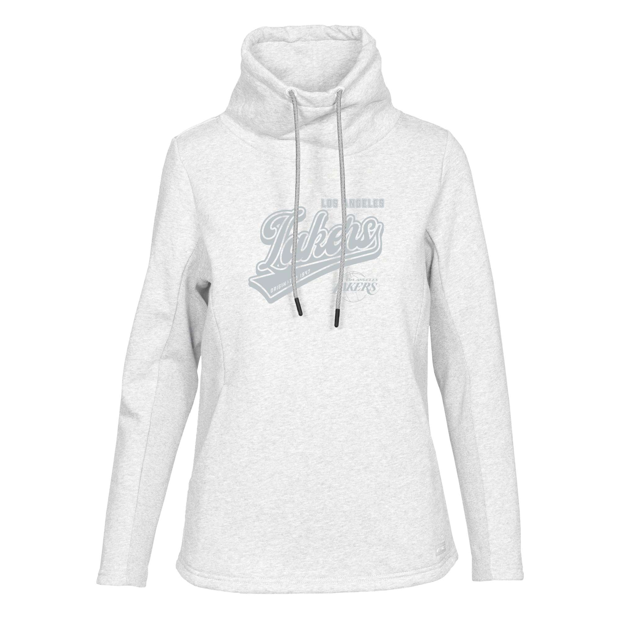 Women's Levelwear Cream Los Angeles Lakers Loop Sweep Pullover Sweatshirt