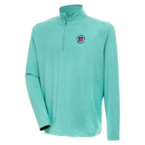 Men's Antigua Mint U.S. Senior Open Hunk Quarter-Zip Jacket