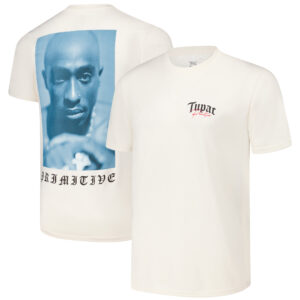 Men's Cream Tupac Shakur Royalty T-Shirt