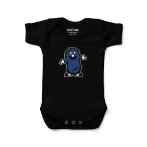 Newborn & Infant Chad & Jake Black Xavier Musketeers Blue Blob Logo Bodysuit