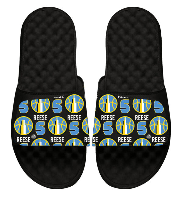 Youth ISlide Angel Reese Chicago Sky Team Pattern Slide Sandals