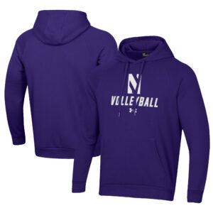 Men's Under Armour Purple Northwestern Wildcats Rival Fleece Pullover Hoodie