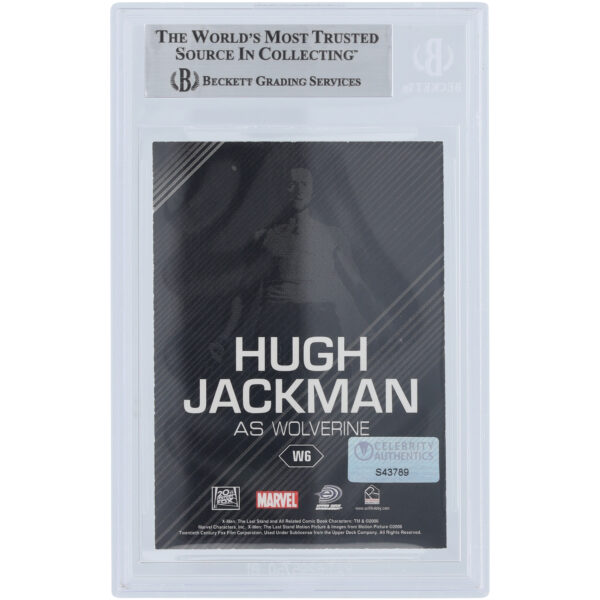Hugh Jackman X-Men Autographed 2006 The Last Stand #W6 Beckett Fanatics Witnessed Authenticated Card - Image 5