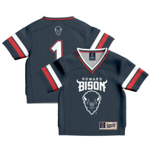 Toddler GameDay Greats #1 Navy Howard Bison Collegiate Football Fashion Jersey