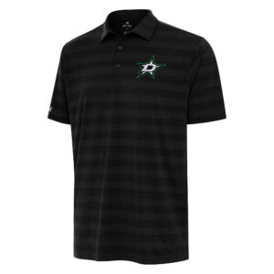 Men's Antigua  Black Dallas Stars Big & Tall Tunnel Polo