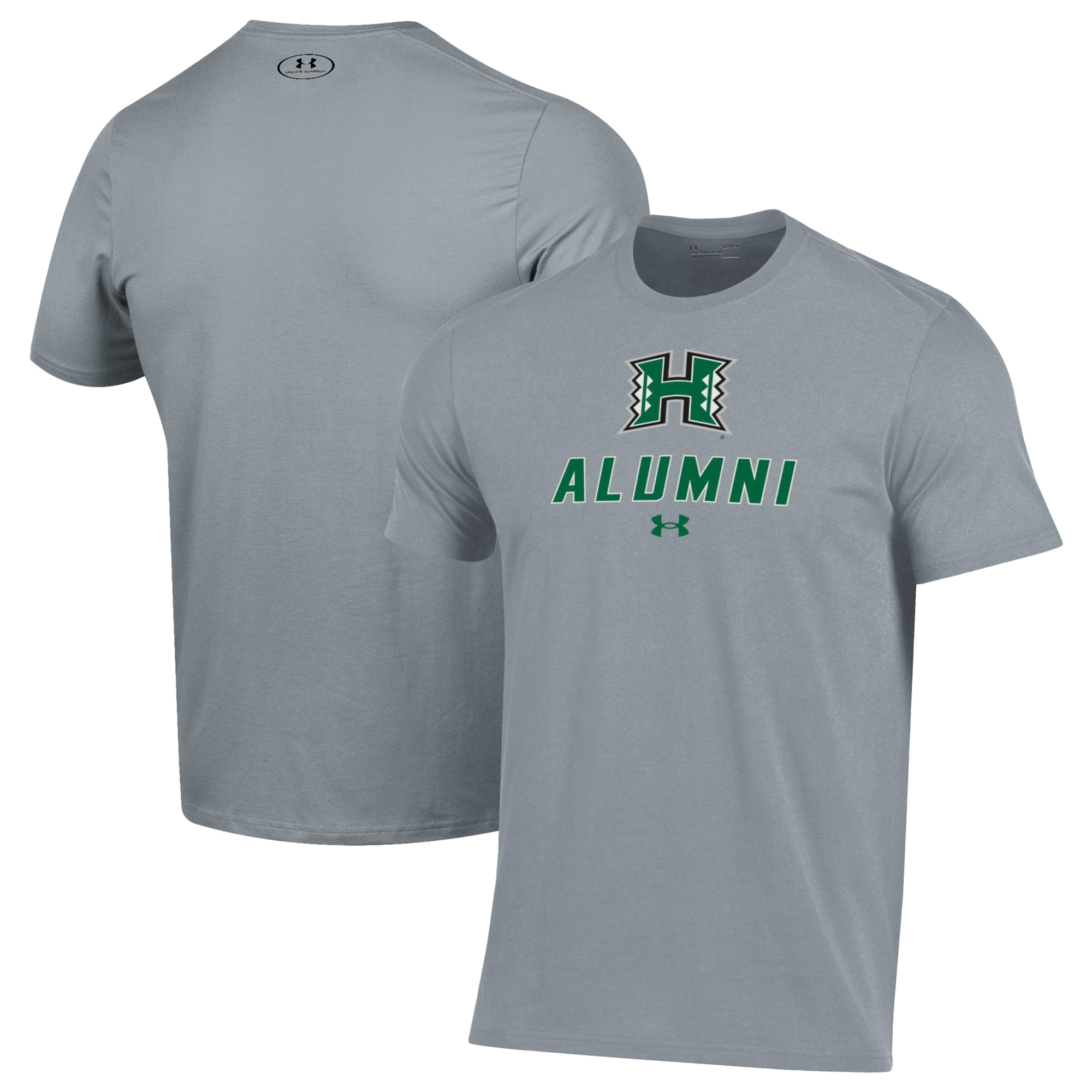 Men's Under Armour Gray Hawaii Rainbow Warriors Alumni Performance T-Shirt