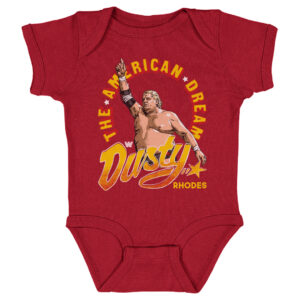 Infant 500 Level Red Dusty Rhodes The American Dream Bodysuit