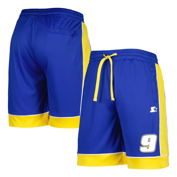 Men's Starter Royal Chase Elliott Fan Favorite Shorts - Image 5