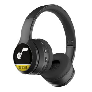 Utah Jazz Personalized Wireless Bluetooth Headphones & Case