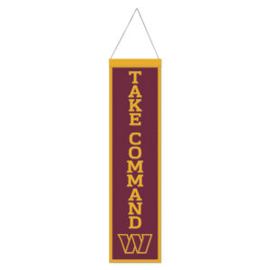 WinCraft Washington Commanders 8" x 32" Slogan Wool Banner