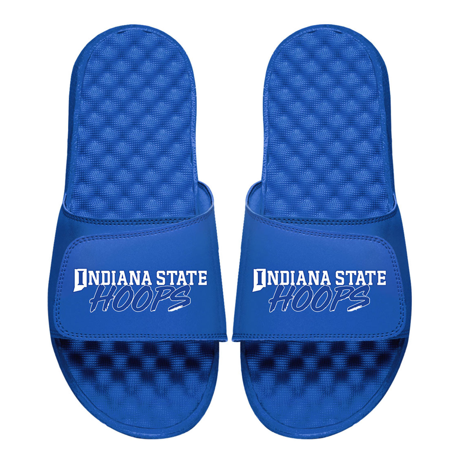 Youth ISlide Royal Indiana State Sycamores Wordmark Slide Sandals
