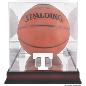 Tennessee Volunteers Mahogany Antique Finish Basketball Display Case with Mirror Back