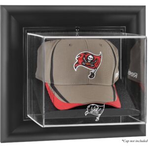 Tampa Bay Buccaneers Black Framed Wall-Mountable Cap Logo Display Case