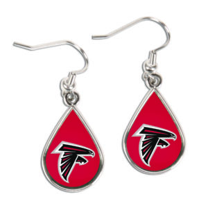 WinCraft Atlanta Falcons Tear Drop Dangle Earrings
