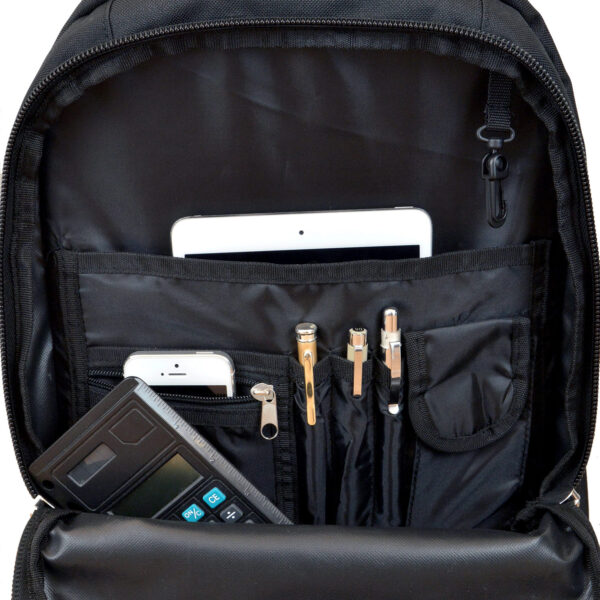 Black Memphis Grizzlies 19'' Premium Wheeled Backpack - Image 15