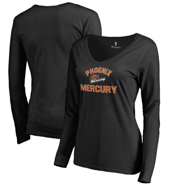 Women's Black Phoenix Mercury Overtime Long Sleeve T-Shirt - Image 5