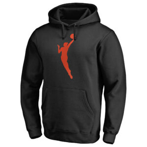 Men's Black WNBA Gear Primary Logo Pullover Hoodie