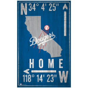 Los Angeles Dodgers 11" x 19" Coordinate Sign