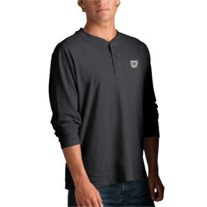Men's Black Butler Bulldogs Cambridge Henley 3/4-Sleeve T-Shirt