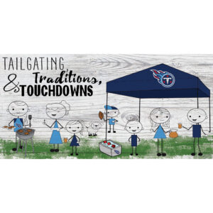 Tennessee Titans 6'' x 12'' Fansticks Tailgate Sign