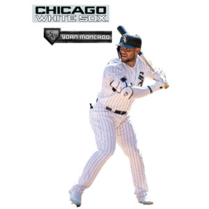 Fathead Yoan Moncada Chicago White Sox 3-Pack Life-Size Removable Wall Decal