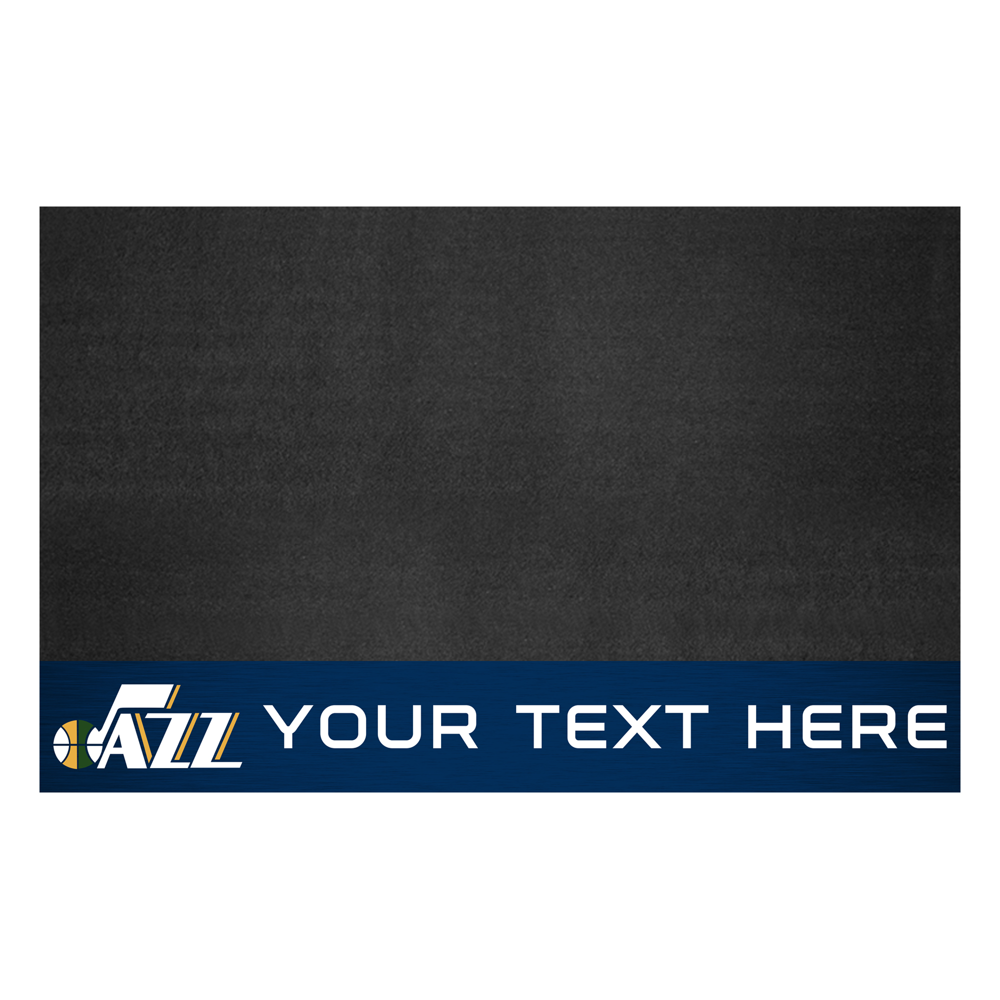 Utah Jazz 26'' x 42'' Personalized Vinyl Grill Mat
