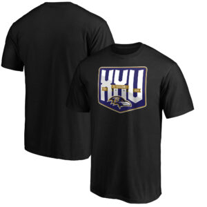 Men's Black Baltimore Ravens 25th Season Logo T-Shirt