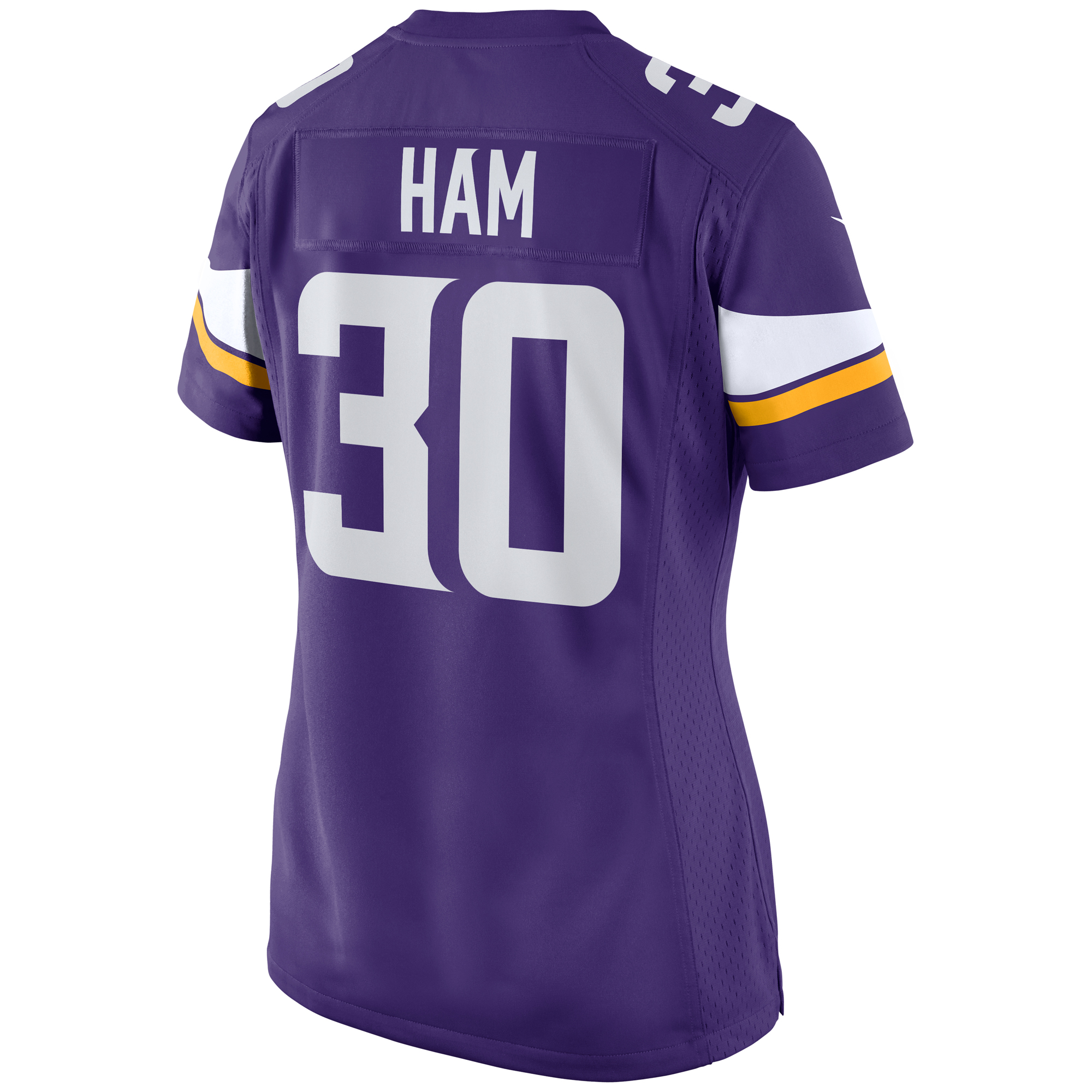Women's Nike C.J. Ham Purple Minnesota Vikings Game Jersey - Image 7