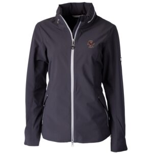 Women's Cutter & Buck Charcoal Boston College Eagles Vapor Full-Zip Jacket
